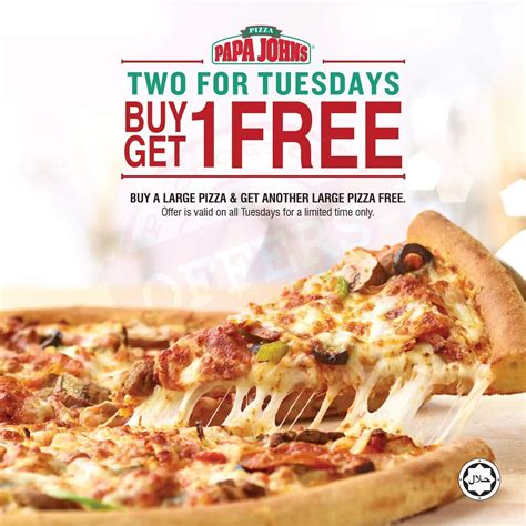 Available for delivery or carryout at a location near you. . Papa johns deals today